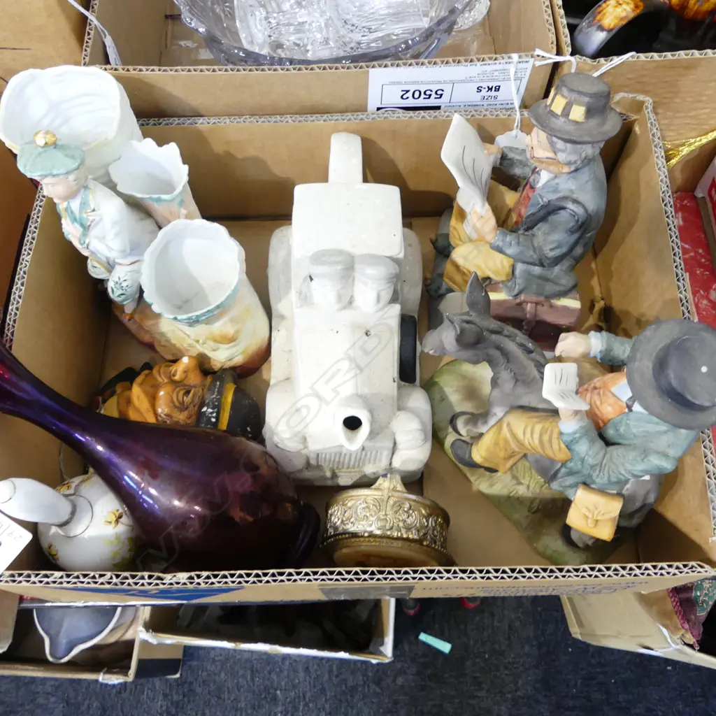 SMALL BOX COLLECTABLES CHINA  GLASS ETC (From the Estate of Tommy Doyle) Image 1++