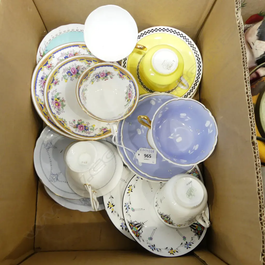 6 SHELLEY CHINA CSPS MIXED PATS Image 1++