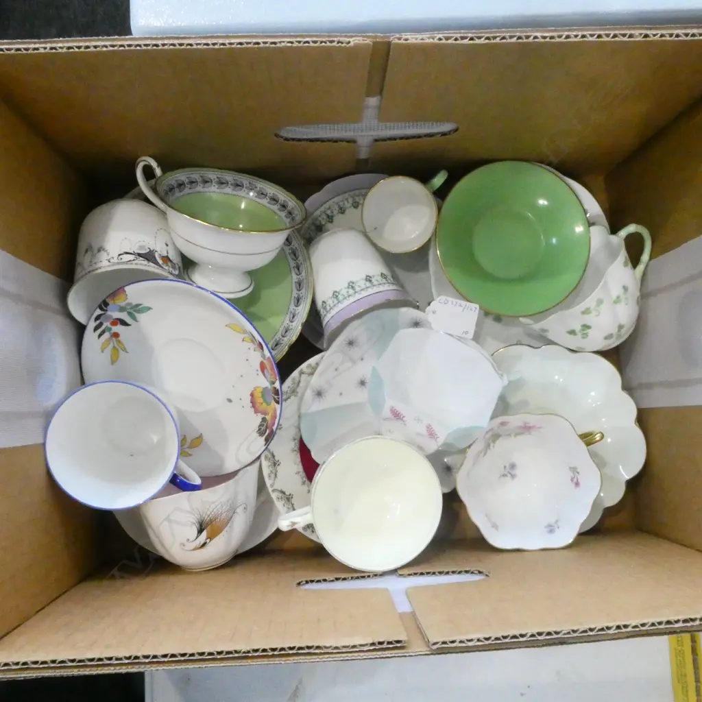 10 SHELLEY CHINA C/S MIXED PATS Image 1++