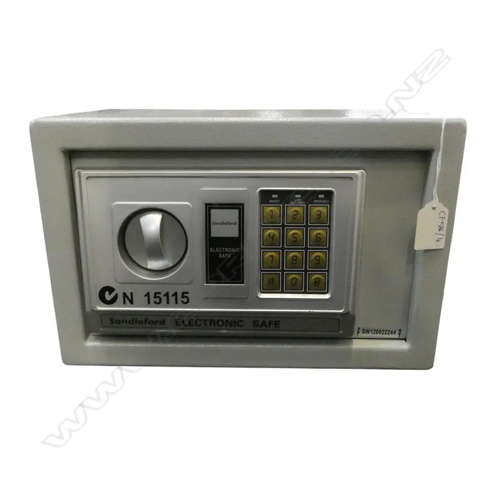 SANDLEFORD ELECTRONIC SAFE W.310mm + KEYS Image 1++