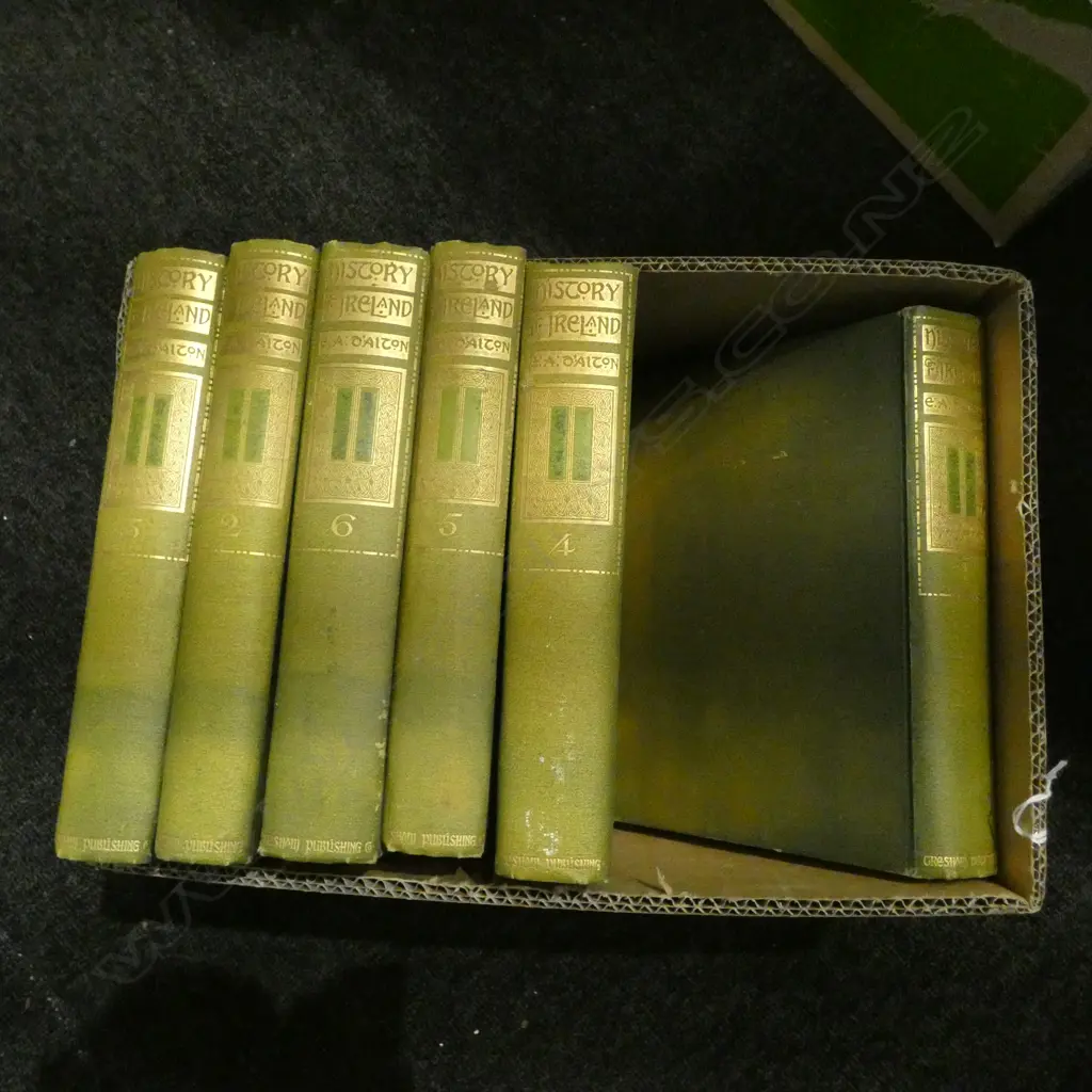 SET OF 6 BOOKS HISTORY OF IRELAND (From the Estate of Tommy Doyle) Image 1++