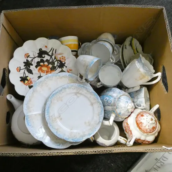 BOX LOT PART TEASETS COMPORT CSPS ETC