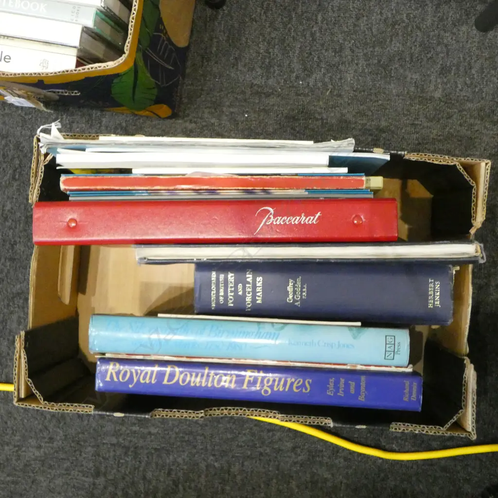 BOOKS; CHINA & CRYSTAL CATALOGUES, POTTERY MARKS ETC Image 1++