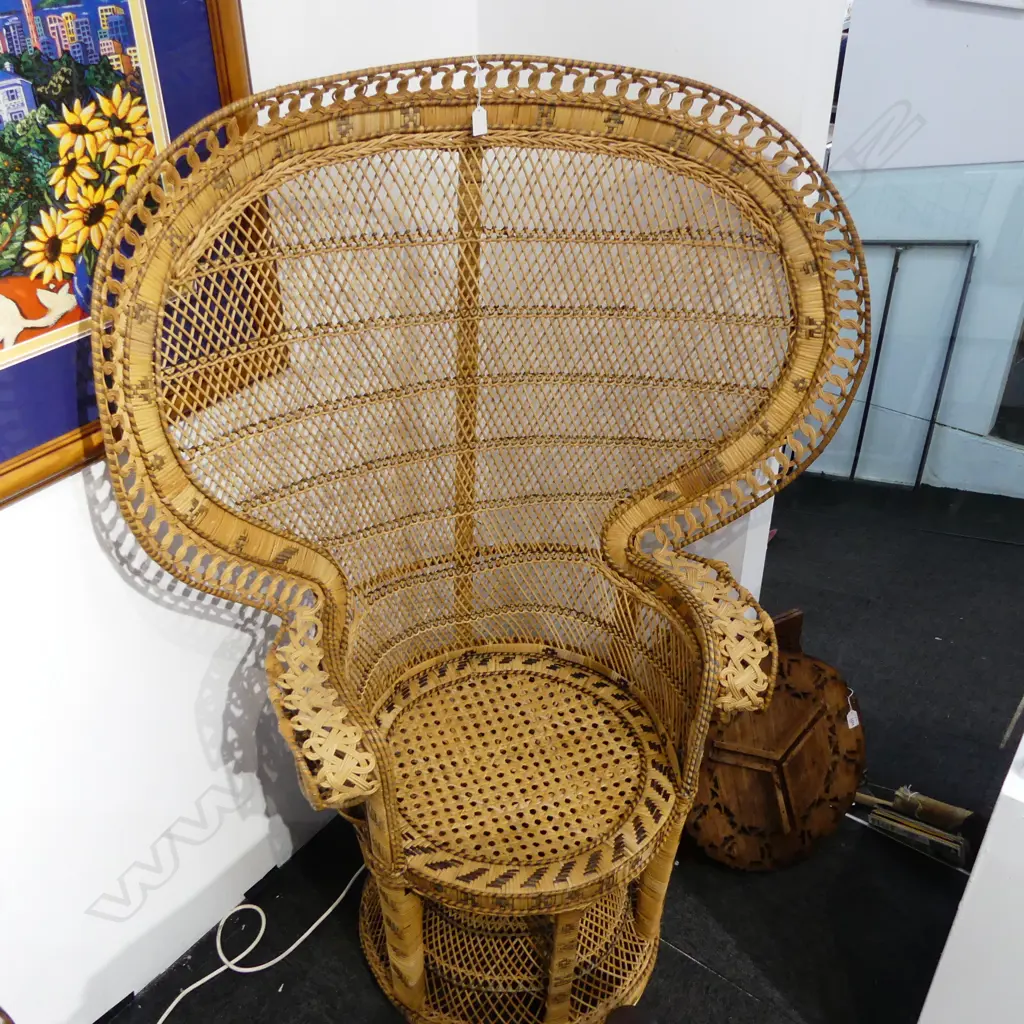 EMMANUELLE STYLE PEACOCK CHAIR H.1460mm Image 1++