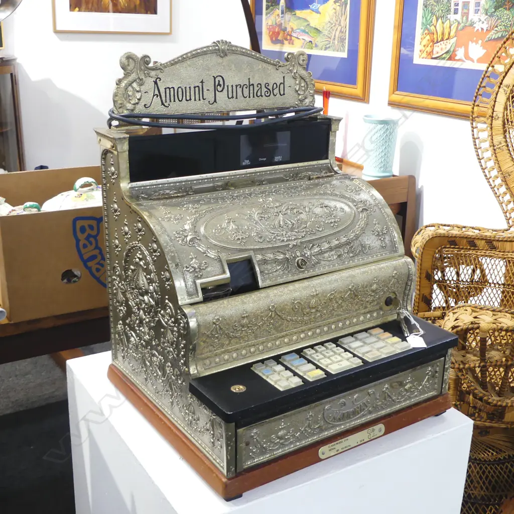 MODERN ELECTRONIC REPRODUCTION NATIONAL CASH REGISTER 425x400x560mm Image 1++
