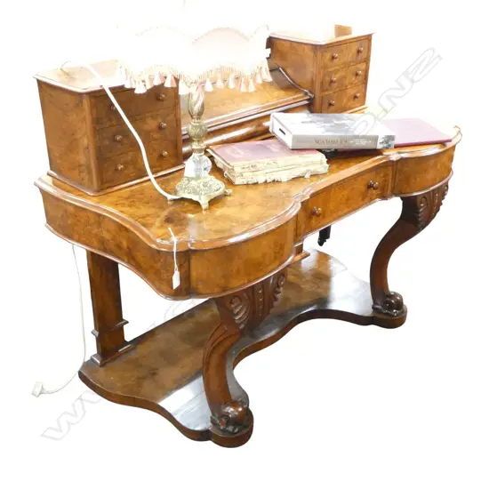 VICTORIAN MAHOGANY DRESSER W.1220mm