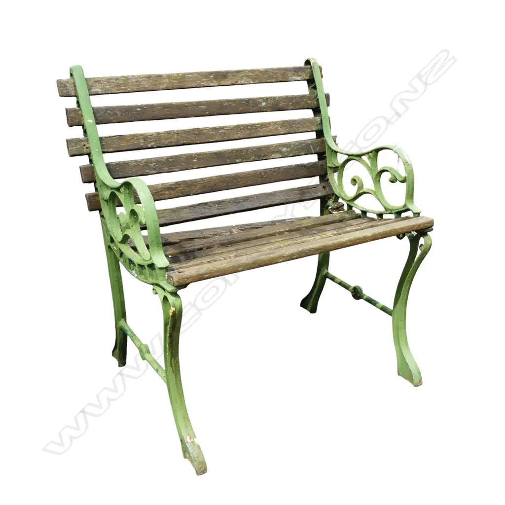 SMALL GARDEN BENCH faulted W.700mm Image 1++