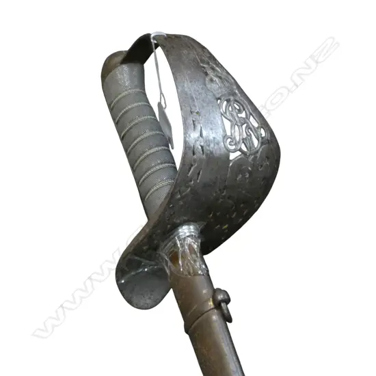 OLD EDWARD VII DRESS SWORD, SHAGREEN GRIP ETC, L. 960mm 