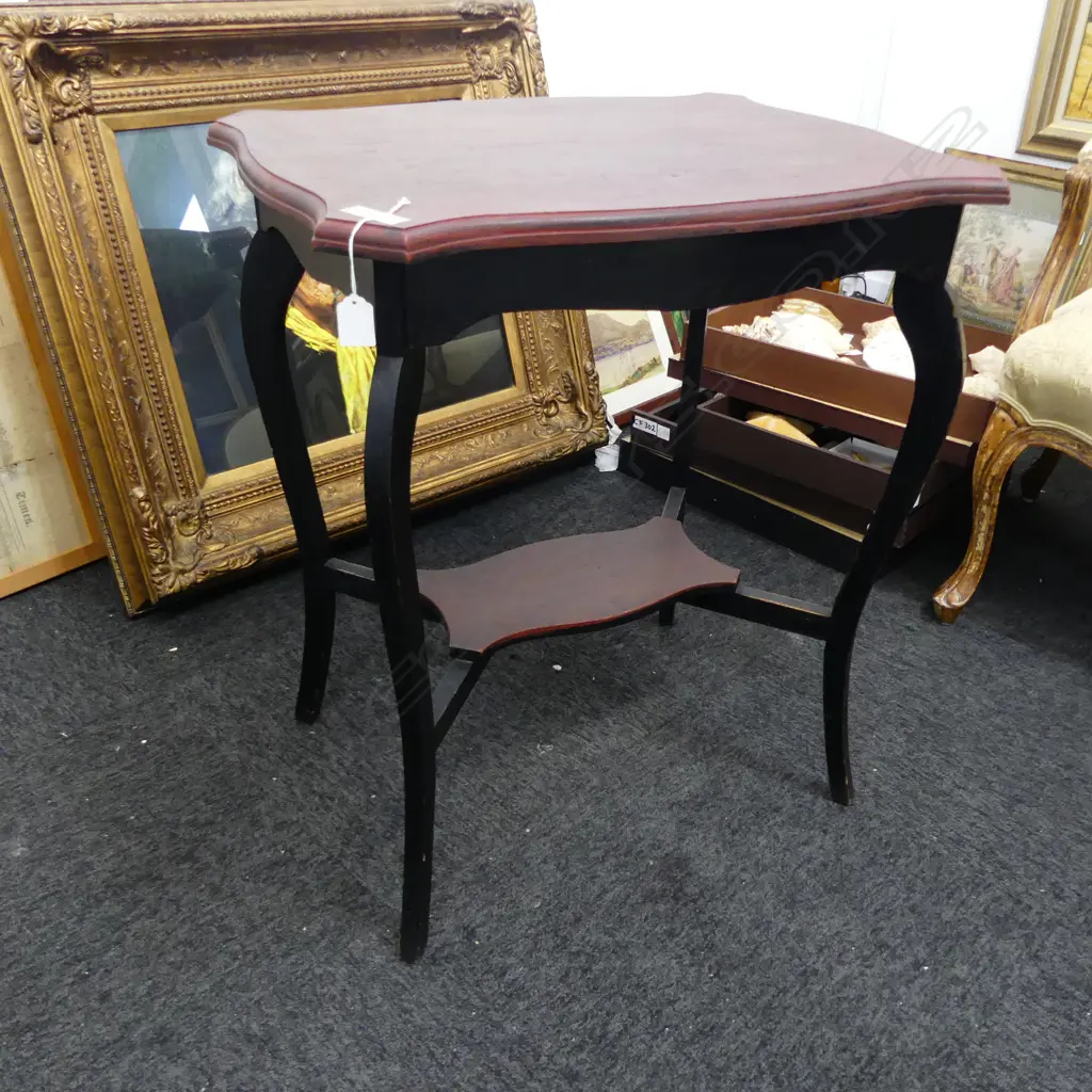 VINTAGE WOODEN SIDE TABLE 630x480x730mm Image 1++