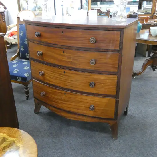 GEORGIAN FOUR DRAWER CHEST 1040x570x1100mm