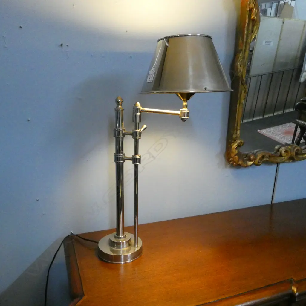 CHROME ADJUSTABLE TABLE LAMP H.630 (unextended) Image 1++