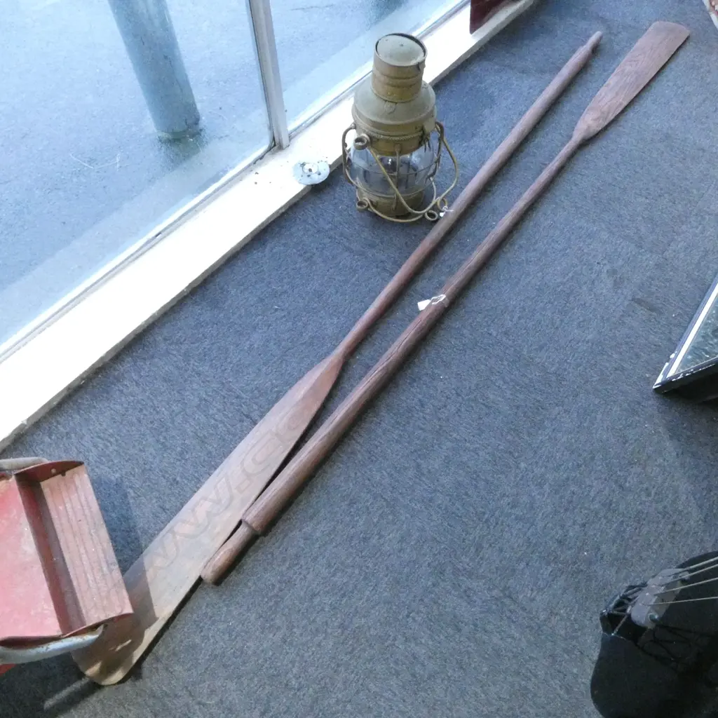 PR WOODEN OARS L.2435mm Image 1++