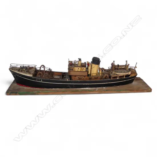VINTAGE MODEL CARGO SHIP THE NORTHEN ISLES L600MM