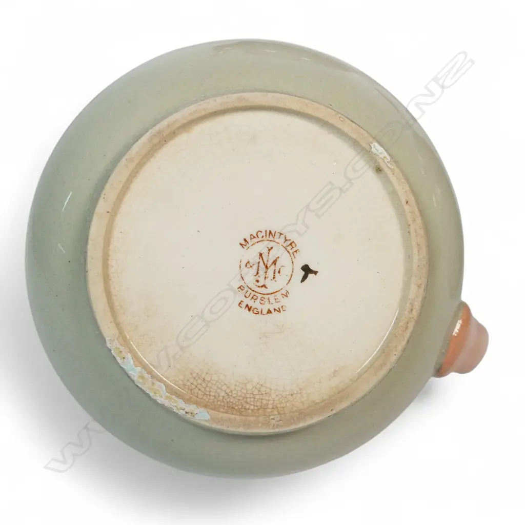 MACINTYRE CHINA TEAPOT H130MM CREAM JUG & BISCUIT BARREL UNMARKED Image 1++