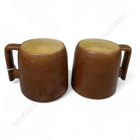 2 OC STEPHANS STUDIO POTTERY MUGS