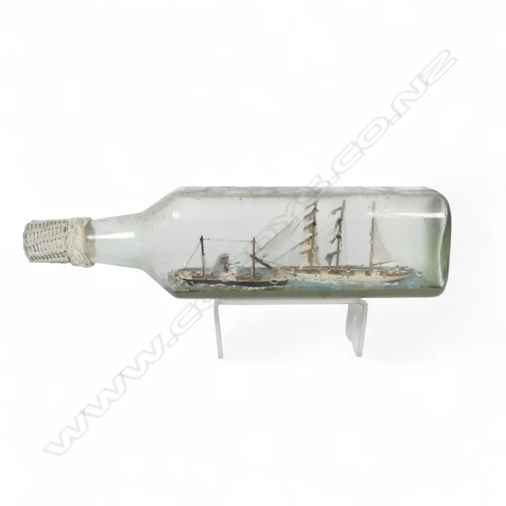 2 SHIPS IN A BOTTLE L320MM Image 1++