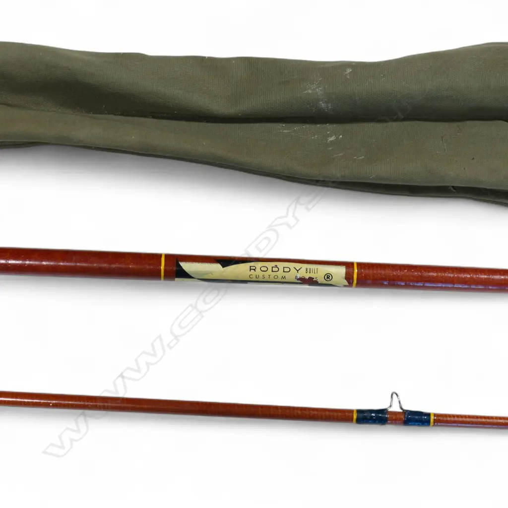 RODDY 2 PC SPLIT CANE FISHING ROD L2740MM Image 1++