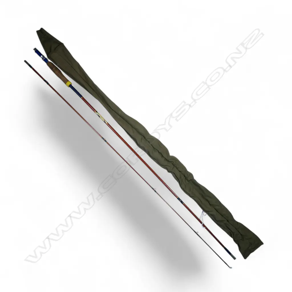 RODDY 2 PC SPLIT CANE FISHING ROD L2740MM Image 1++