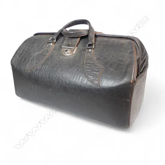 LEATHER GLADSTONE BAG L500MM