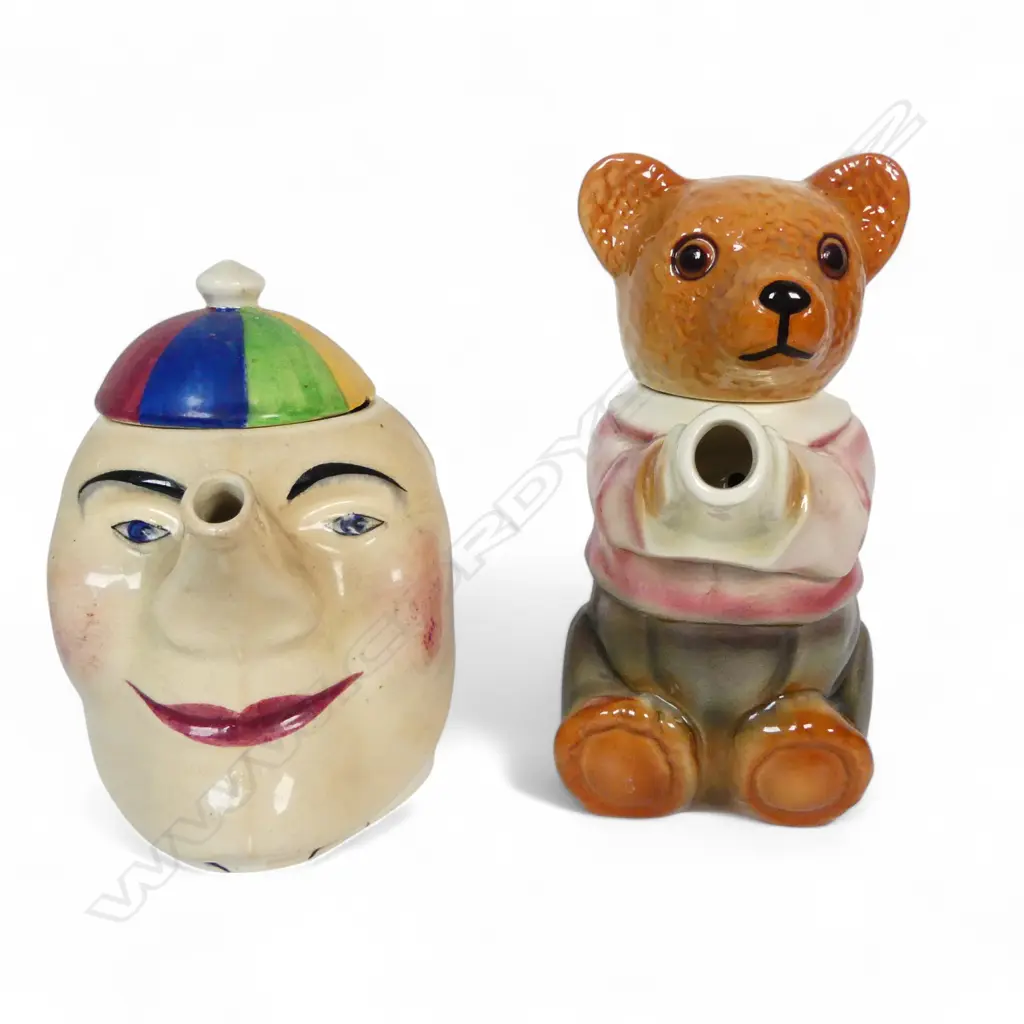 CHARACTER TEAPOT H160MM & TEDDYBEAR TEAPOT H190MM Image 1++