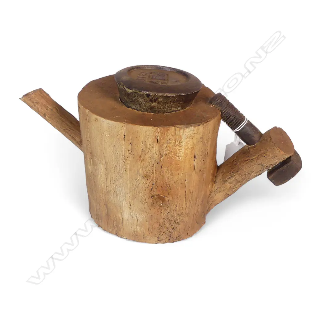 LARGE NZ STUDIO POTTERY TEAPOT BY PETER LANGE H200MM Image 1++