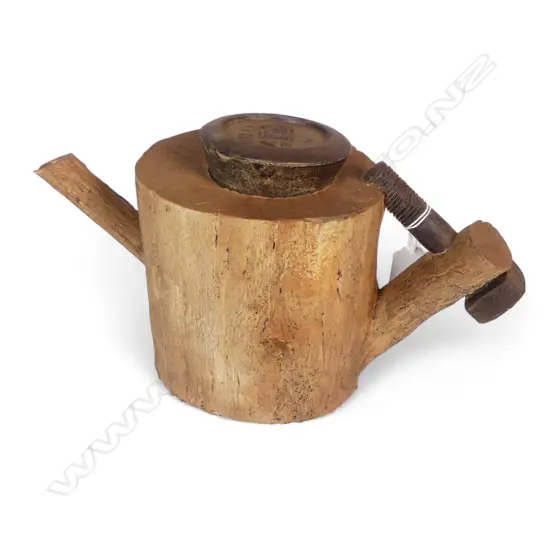 LARGE NZ STUDIO POTTERY TEAPOT BY PETER LANGE H200MM