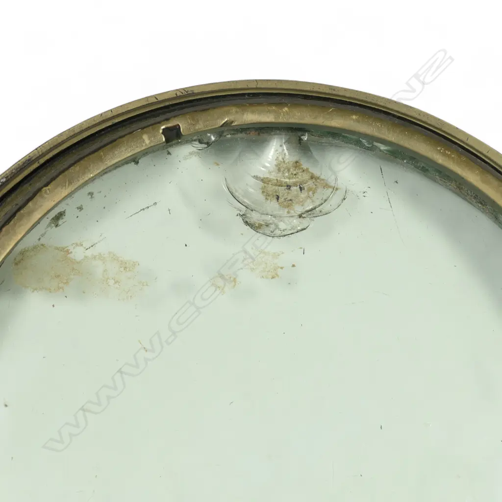 BRASS SHIP'S PORTHOLE, GLASS CHIPPED, DIA.350mm Image 1++