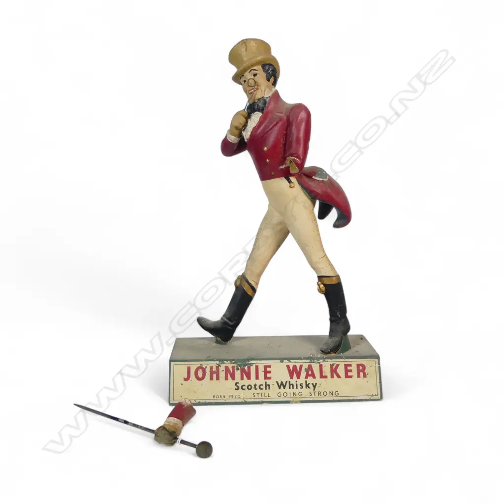 VINTAGE JOHNNIE WALKER WISKEY ADVERTIZING MAN ARM AF H400MM Image 1++