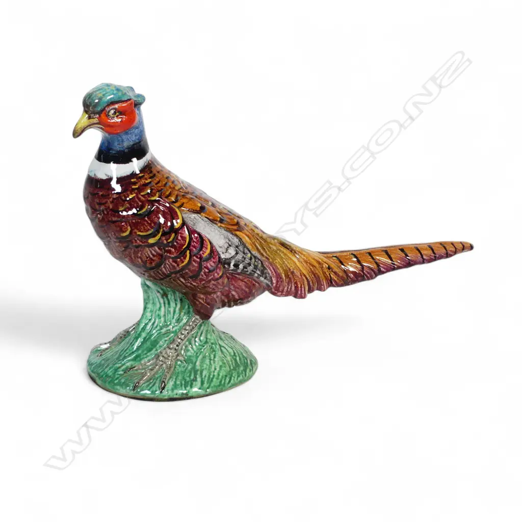 ITALIAN TERRACOTTA PHEASANT ORNAMENT, L.440mm Image 1++