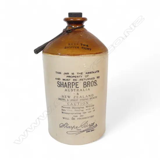 SHARPE BROS STONEWARE BOTTLE H350MM