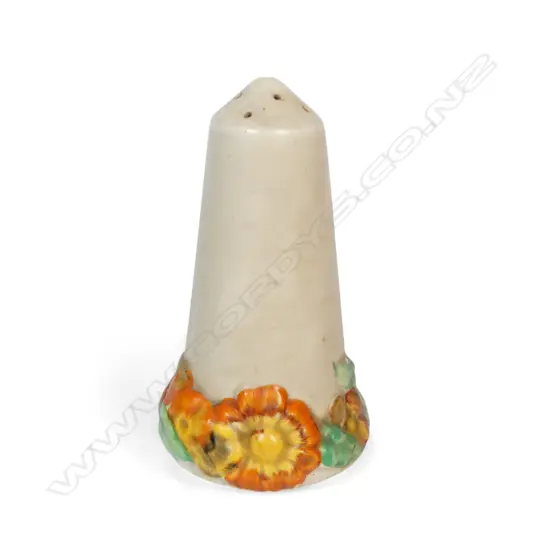 CLARICE CLIFF FLORAL SUGAR CASTER H145MM