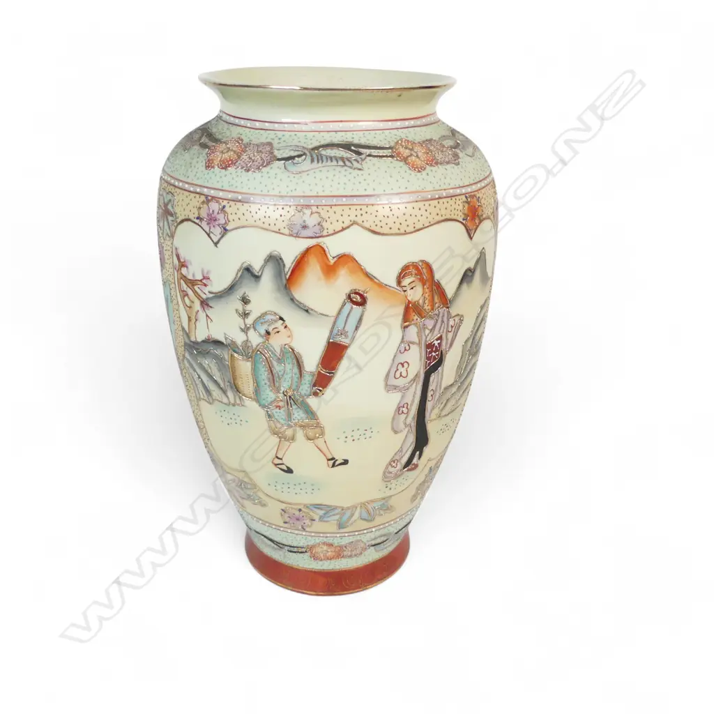 JAPANESE SATSUMA VASE H320MM Image 1++