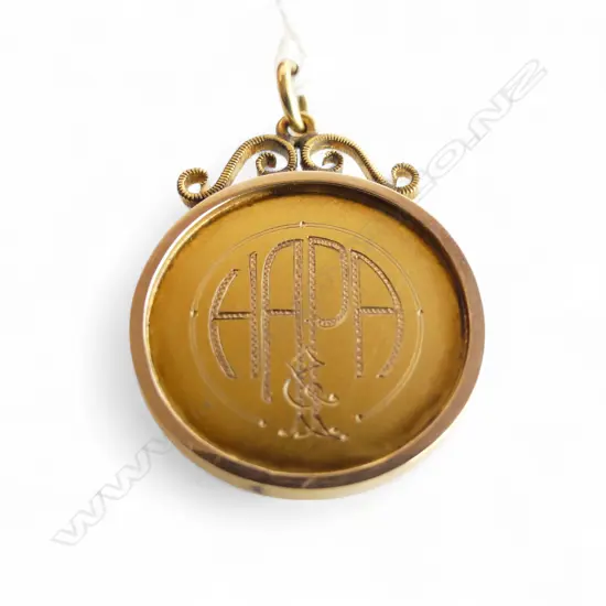 9CT MEDAL 'H.A.P.A.' 6.3gms