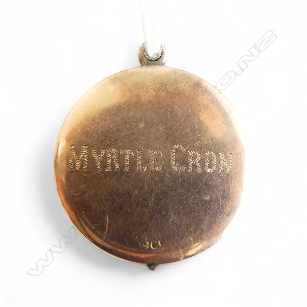 9ct ROSE GOLD EDWARDIAN PENDANT 5.88gms. Pivoting opening Image 1++