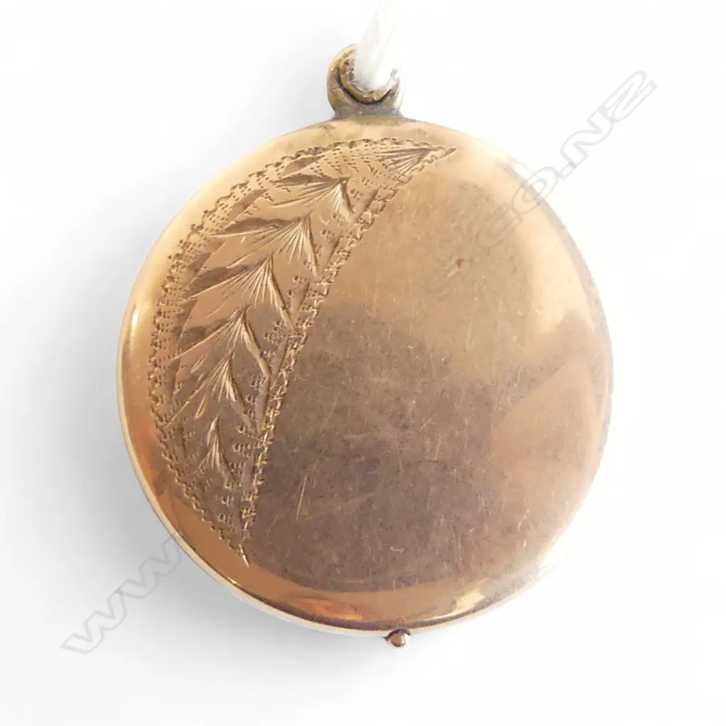 9ct ROSE GOLD EDWARDIAN PENDANT 5.88gms. Pivoting opening Image 1++