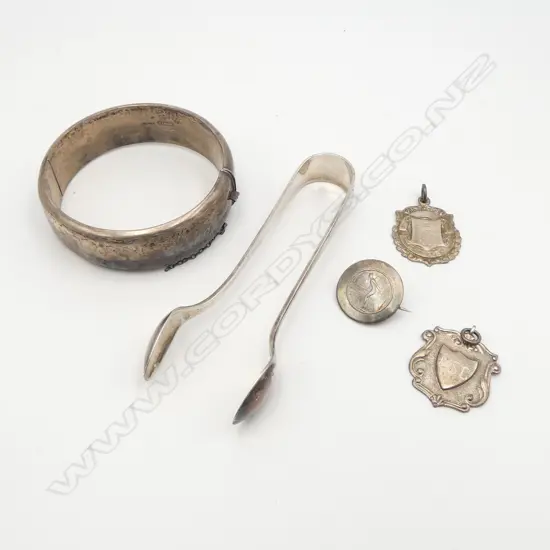 ASST SILVER JEWELLERY etc 65gms