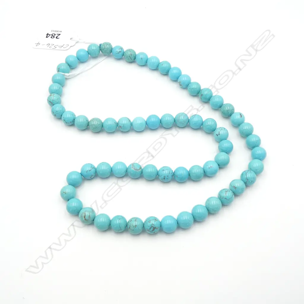 STRING HOWALITE BEADS, L.600mm Image 1++