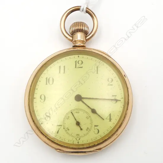 GOLD PLATED EDWARDIAN POCKET WATCH