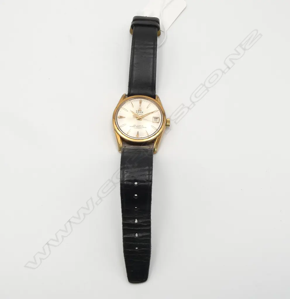 VINTAGE EDOX KINGSTAR GENT'S WRISTWATCH 25 jewel 1970's. running Image 1++