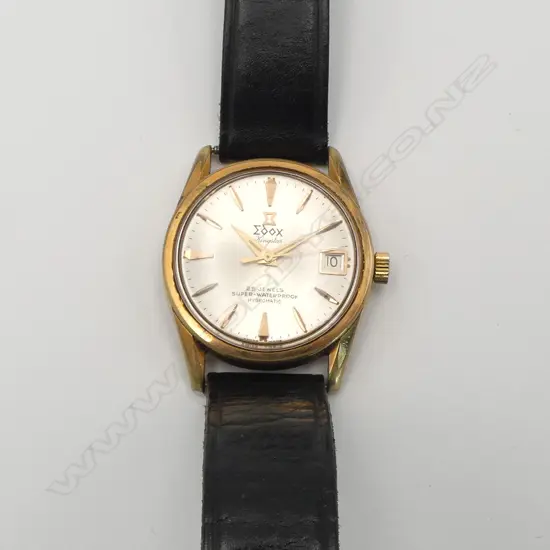 VINTAGE EDOX KINGSTAR GENT'S WRISTWATCH 25 jewel 1970's. running