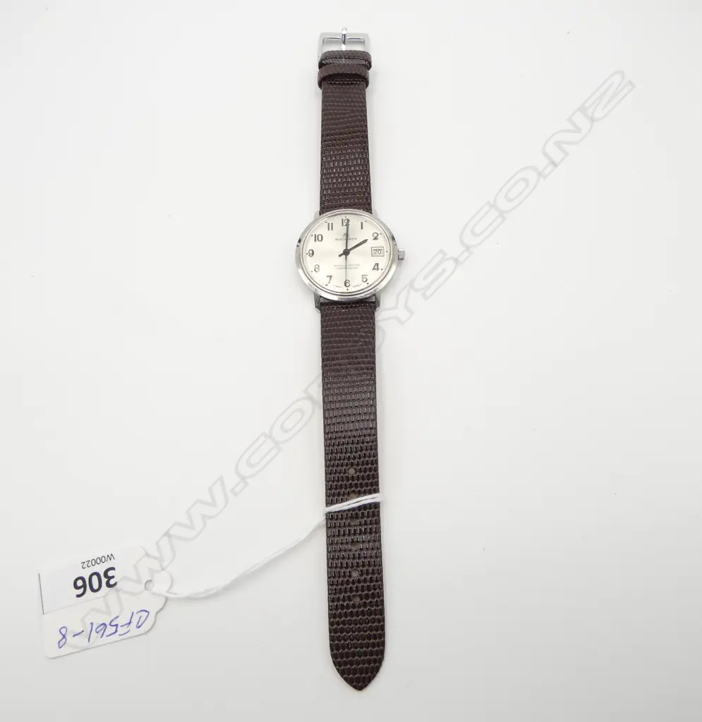 GENT'S SWISS BUCHERER (owned by Rolex) AUTOMATIC CHRONOMETER, TIME & DATE Image 1++