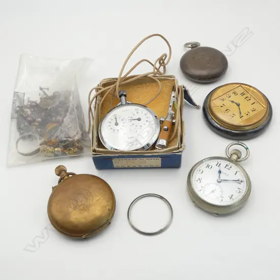 VINTAGE JEWELLERY (NECKLACES etc) + 3 WATCHES(1 SILVER) ETC