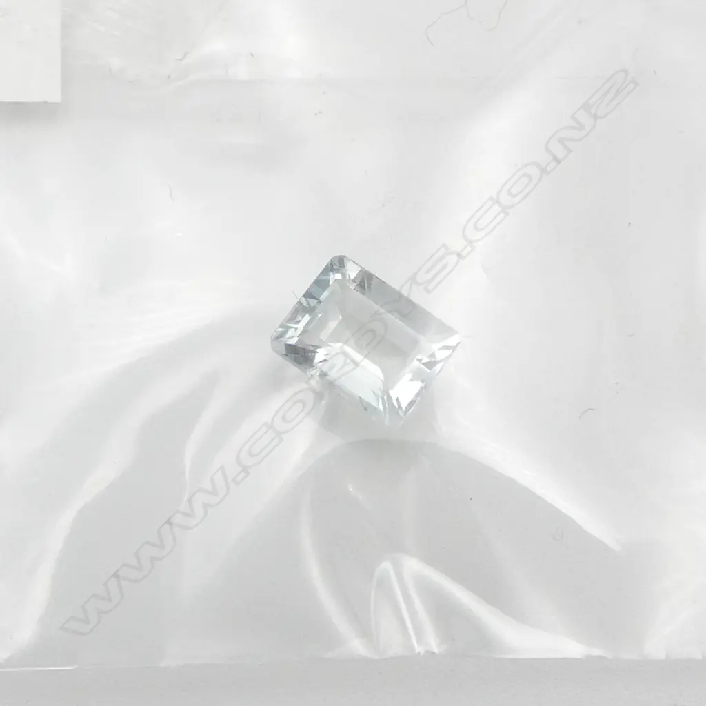 AQUAMARINE RECTANGLE CUT Image 1++