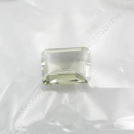 RECTANGLE CUT PRASIOLITE QUARTZ