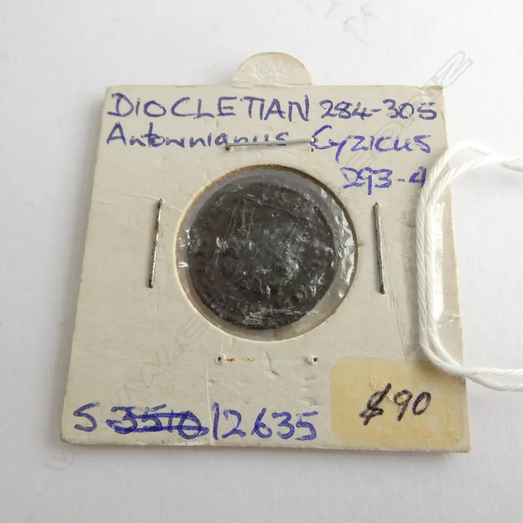 DIOCLETIAN  ANTONINIANUS  A.D.284-305 CYZICUS 293-4 Image 1++