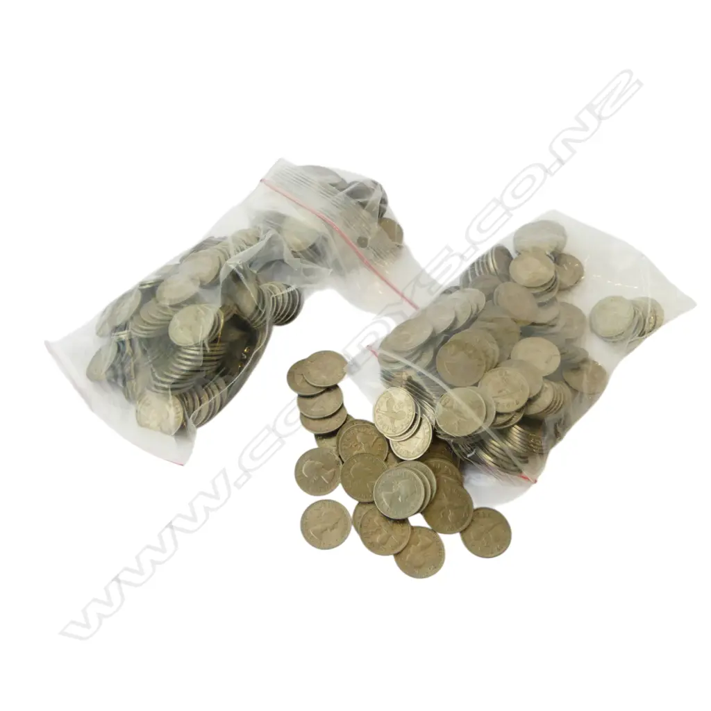 LGE COLLECTION NZ 3d COINS many 1950's & '60's Image 1++