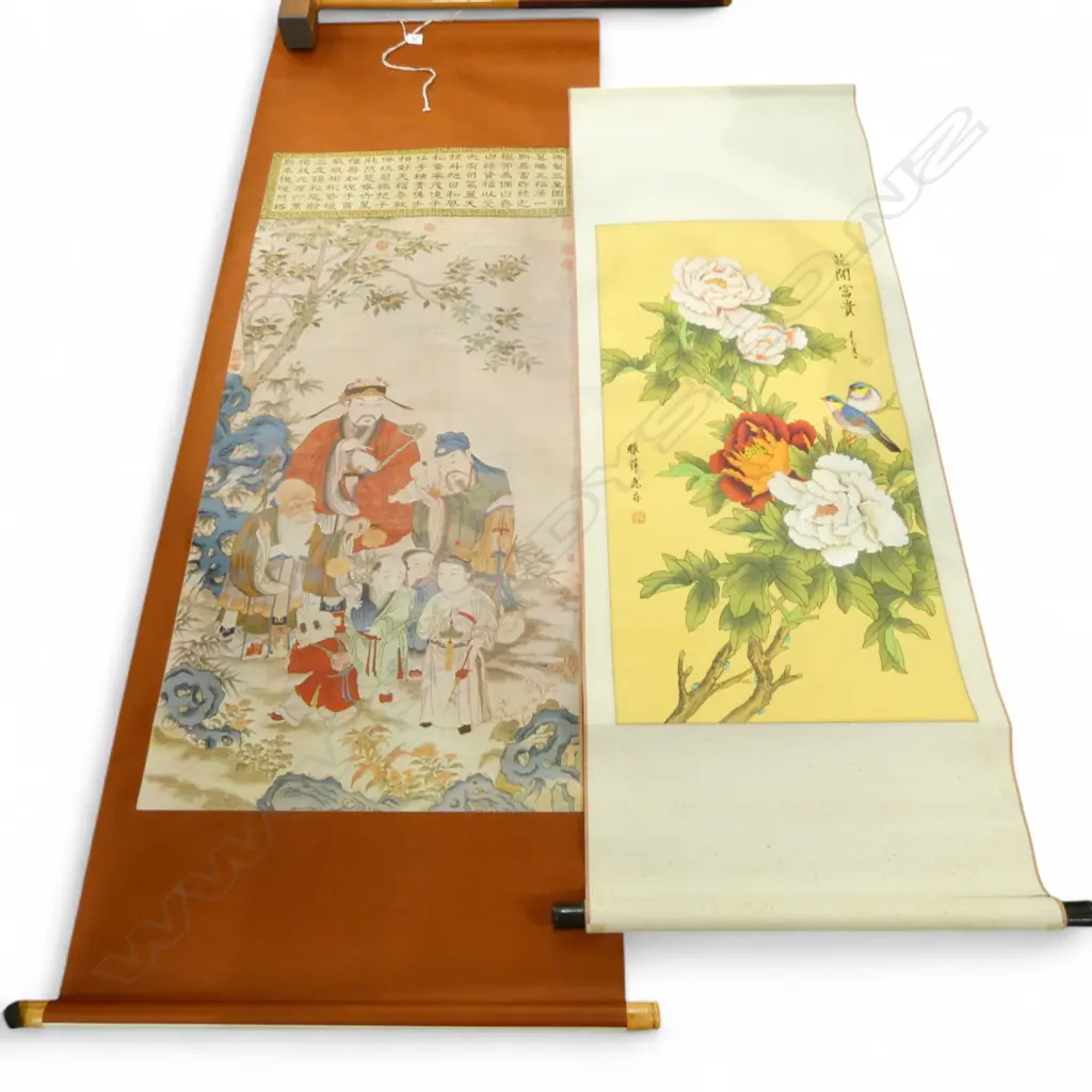 2 ORIENTAL SCROLLS Image 1++