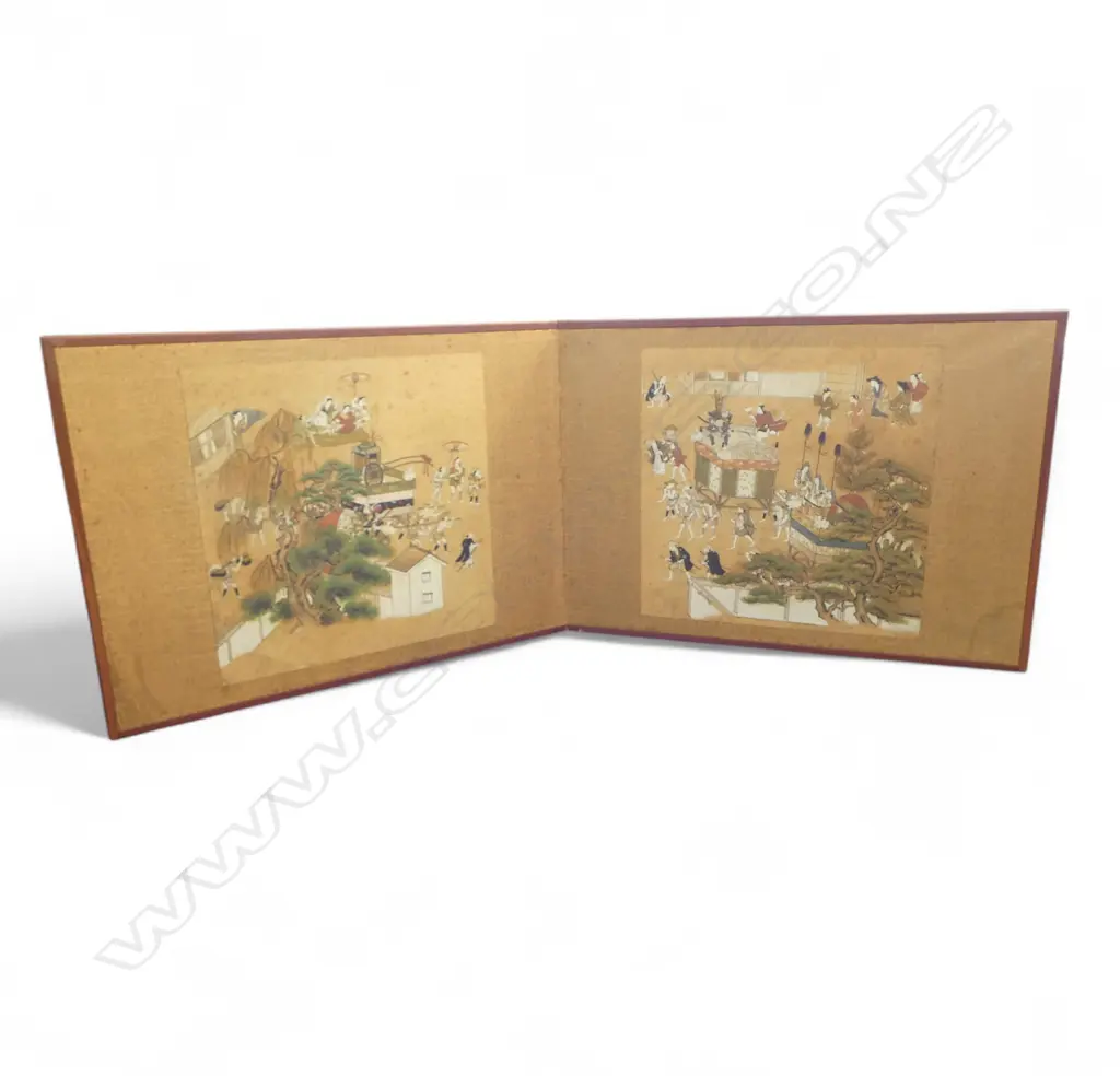 ORIENTAL DOUBLE PANEL ARTWORK 535x540mm, 640x1800mm OVERALL Image 1++