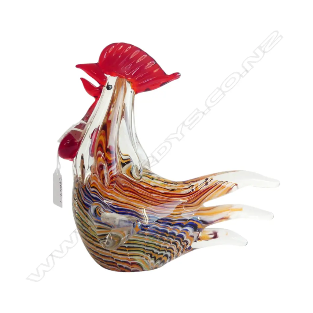 MURANO GLASS ROOSTER H.210mm Image 1++