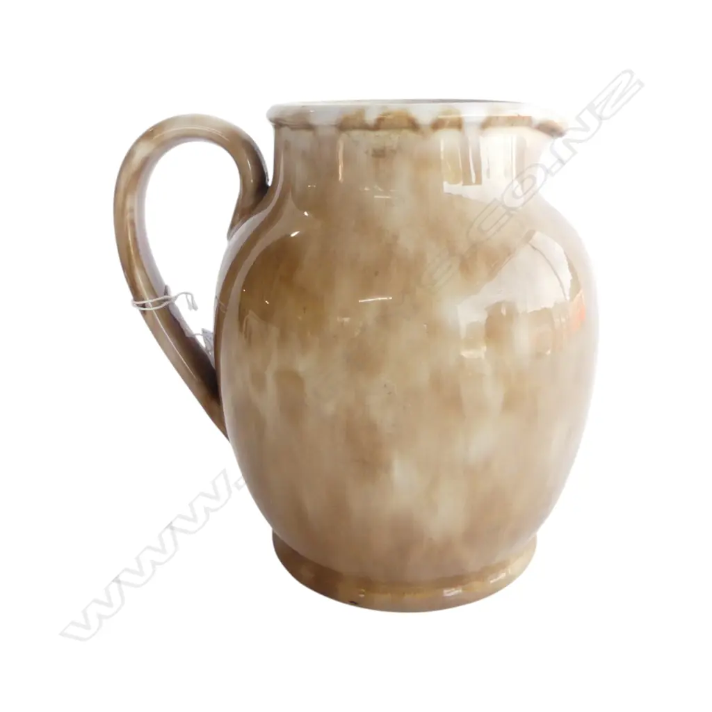 ATTRIBUTED EARLY CROWN LYNN JUG Provenance: Ex The Collection of John Perry Image 1++